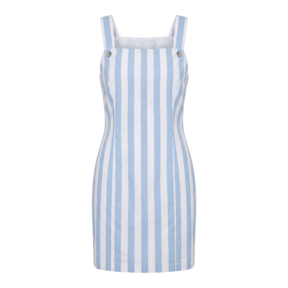 Claudie Pierlot Mini Dress, Vintage Striped Cotton Retro Coastal French Vacation